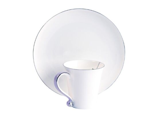 Кружка CUP ALICE LILAC, белый